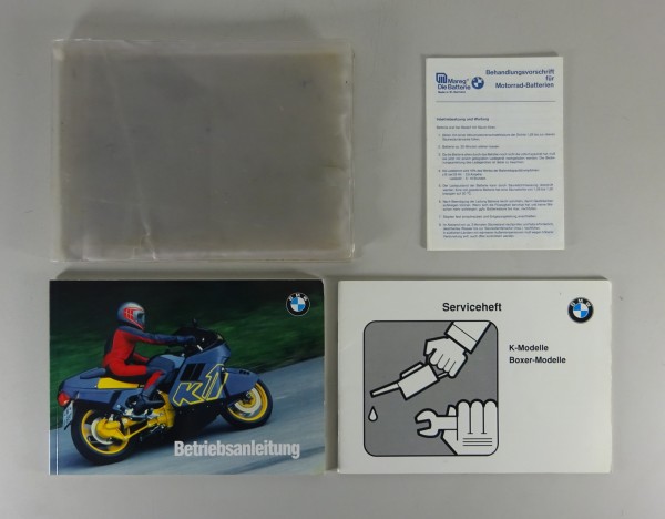 Bordmappe + Betriebsanleitung BMW Motorrad K1 Stand 03/1989