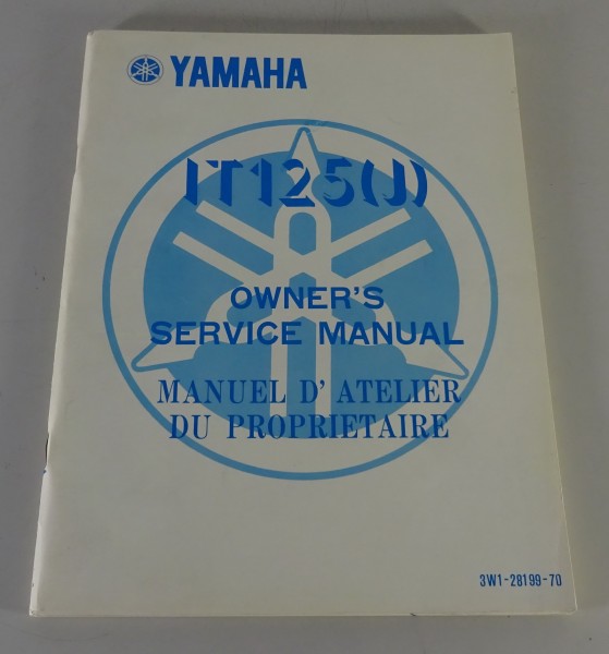 Workshop Manual / Service Manual Yamaha IT 125 (J) from 08/1981