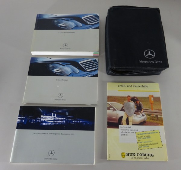 Bordmappe + Betriebsanleitung Mercedes C-Klasse W203 C180 C200 C240... von 06/02