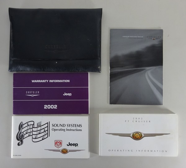 Owner's Manual + Wallet Chrysler PT Cruiser von 2001