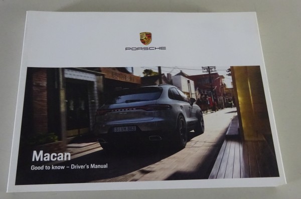 Owner´s Manual | Porsche Macan | Modelljahr 2019 | Stand 08/2018