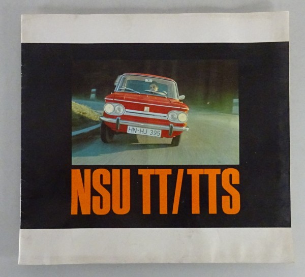 Prospekt / Broschüre NSU TT / TTS Stand ca. 1967 - 1972