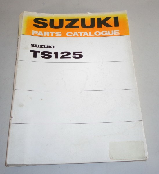 Teilekatalog / Spare parts list Suzuki TS 125 R / J / K / L / M von 02/1976