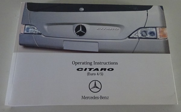 Betriebsanleitung / Owner´s Manual | Mercedes-Benz Bus Citaro | Stand 05/2006
