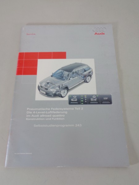 SSP 243 Selbststudienprogramm Audi A6 Allroad Quattro C5 Federung Stand 11/2000