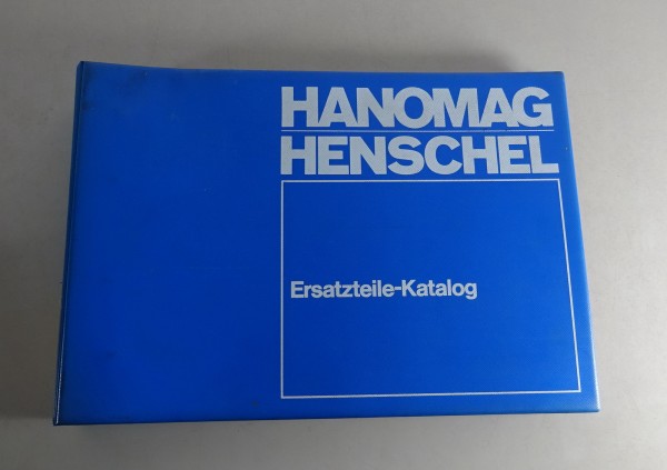 Teilekatalog Hanomag F 20 - F35 F35Z Sonderausrüsung Fahrgestell Stand 03/1972