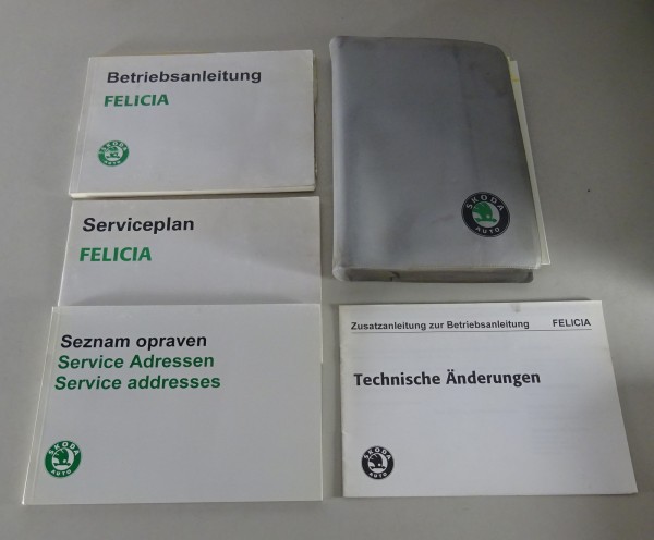 Bordmappe + Betriebsanleitung / Handbuch Skoda Felicia Stand 11/1994