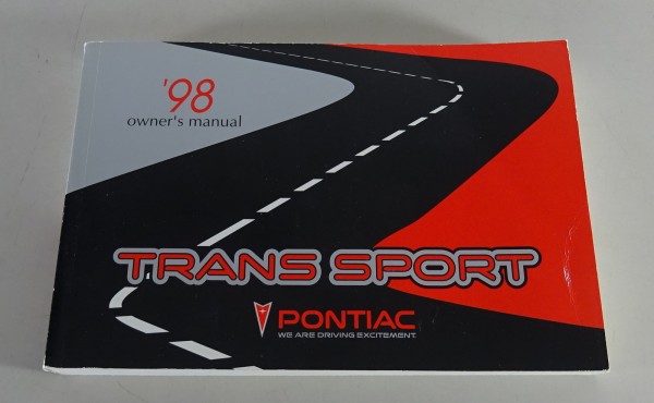 Owner´s Manual / Handbook Pontiac Trans Sport Stand 1998