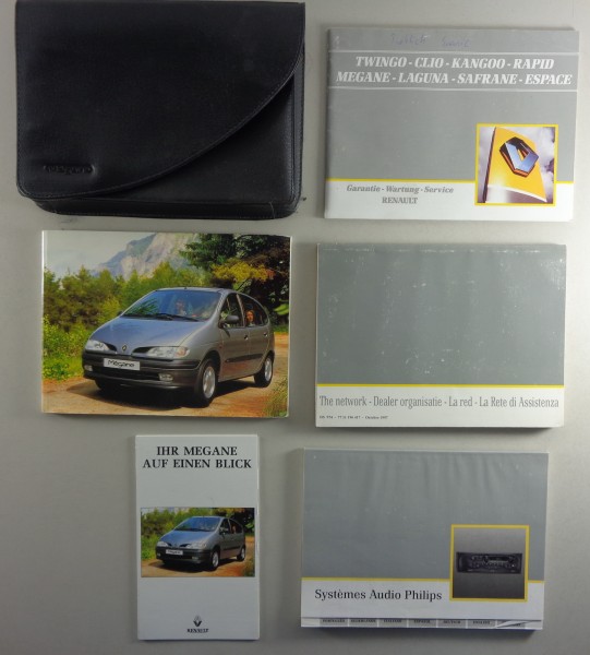 Bordmappe + Betriebsanleitung Renault Megane / Megane Scenic von 1997