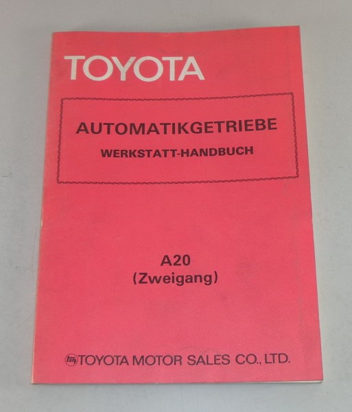 Werkstatthandbuch Toyota Automatikgetriebe A20 Stand 1976