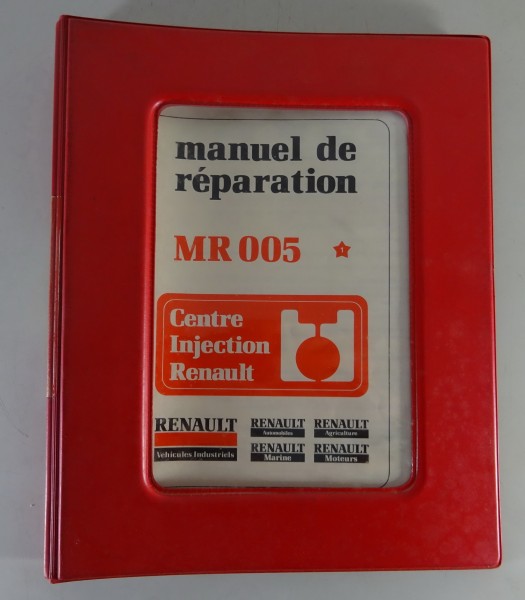 Werkstatthandbuch / manuel de réparation Renault Motor MR 005 Stand 09/1984