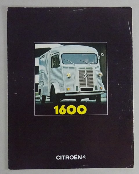 Prospekt / Broschüre Citroen HY / H1600 Stand 02/1970 niederländisch