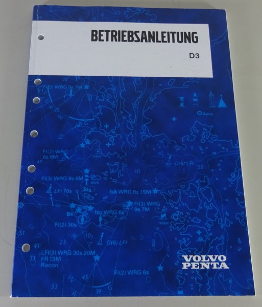 Betriebsanleitung Volvo Penta D3 Bootsmotoren D3-110i bis D3-190A Stand 05/2009