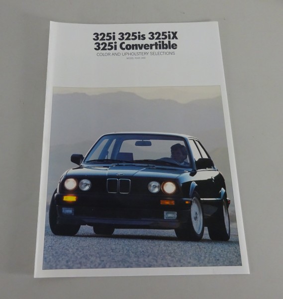 Color & Upholstery BMW 3 Series E30 325i / is / ix + Convertible from 02/1989