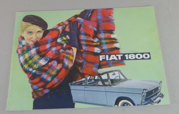 Prospekt / Brochure Fiat 1800