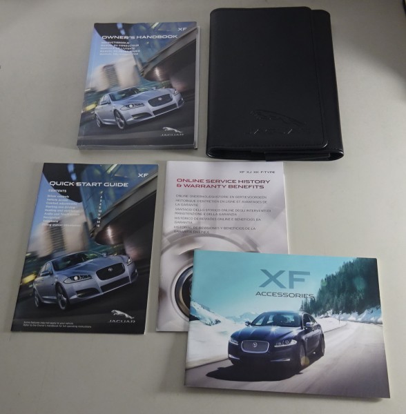 Owner's Manual + Wallet Jaguar XF ( X250 ) Saloon / Sportbrake Edition 2014