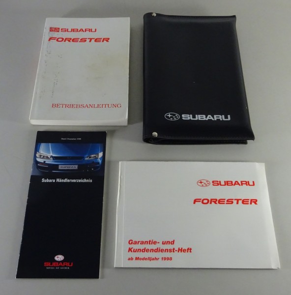 Bordmappe + Betriebsanleitung / Handbuch Subaru Forester Typ SF Stand 1997