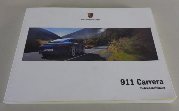 Betriebsanleitung Porsche 911 Carrera / Cabrio Modelljahr 2013