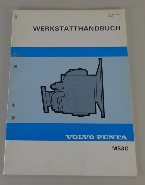 Werkstatthandbuch Volvo Penta Wendegetriebe MS3C Stand 04/1982