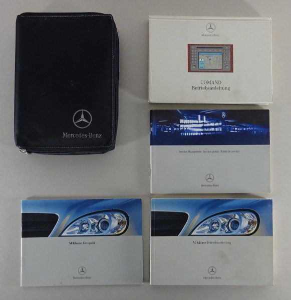 Bordmappe + Betriebsanleitung Mercedes-Benz M-Klasse W163 ML von 07/2001