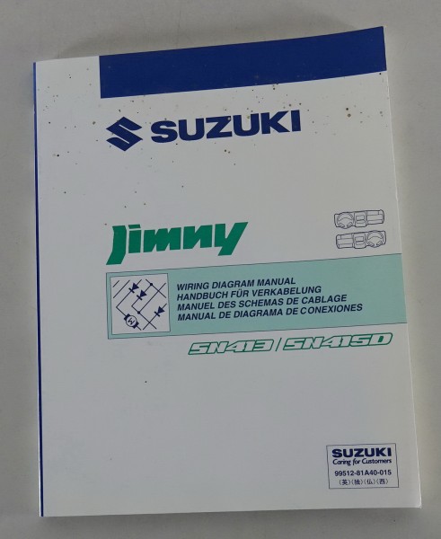 Werkstatthandbuch Elektrik / Schaltpläne Suzuki Jimny SN413 / SN415D von 10/2004