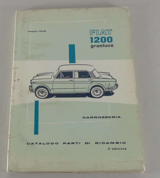 Teilekatalog Fiat 1200 Granluce Karosserie von 08/1959