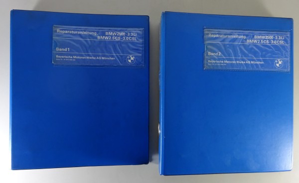 Werkstatthandbuch BMW E3 + E9 2500 / 2800 CS, CSA + 3,0 CSL Baujahr 1969 - 1976