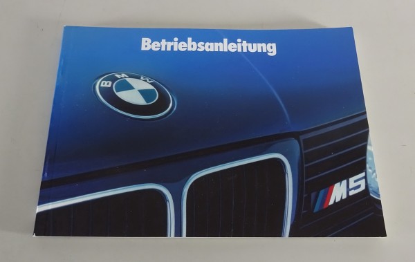 Betriebsanleitung / Handbuch BMW 5er Reihe E34 M5 Stand 09/1988