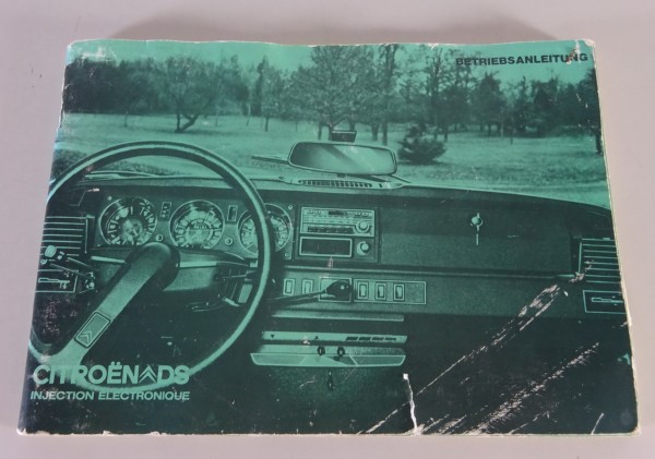 Betriebsanleitung/Handbuch Citroen DS23 Injection Electronique mit 126PS von ´73