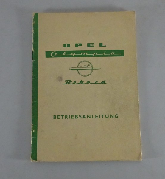 Betriebsanleitung / Handbuch Opel Rekord 1200 P1 Stand 04/1960