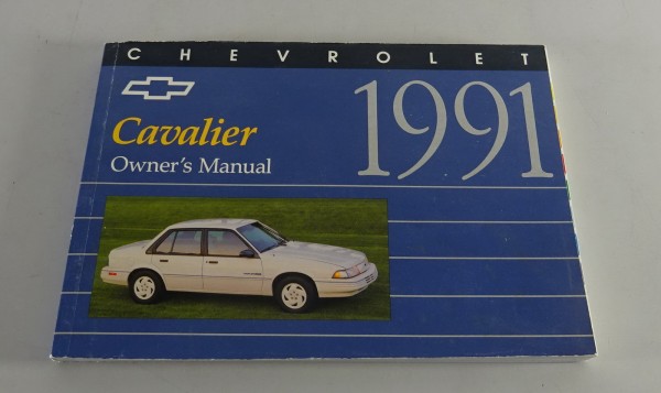 Owner´s Manual / Handbook Chevrolet Cavalier Stand 1991