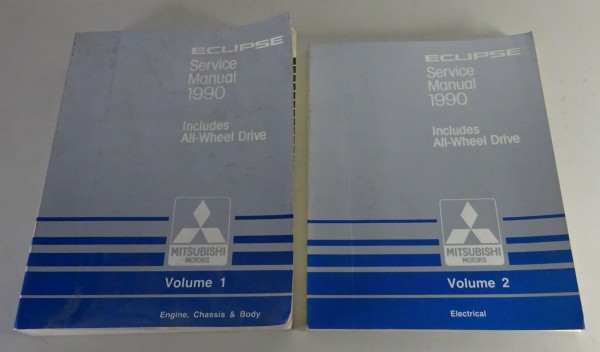 Workshop Manual / Service Manual Mitsubishi Eclipse D20 1. Serie from 1990