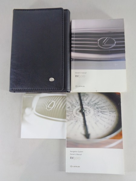 Owner's Manual / Handbook + Wallet Lexus RX 300 printed 2003