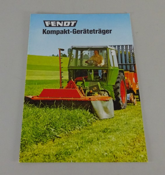 Prospekt / Broschüre Fendt Kompakt-Geräteträger GT 255 / 275 Stand 04/1980