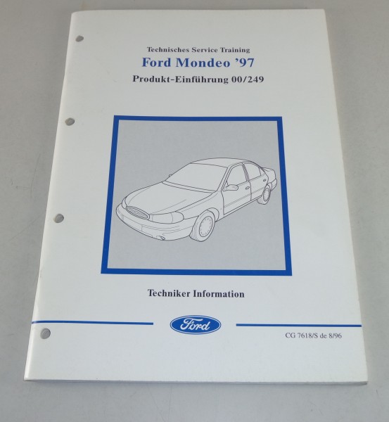 Werkstatthandbuch Technisches Service Training Einführung Ford Mondeo `97