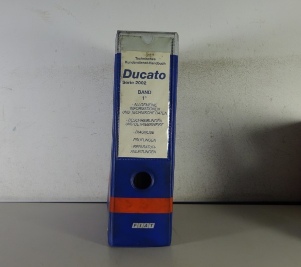 Werkstatthandbuch Fiat Ducato II Serie 2002 - Band I Baujahr 2002 - 2006