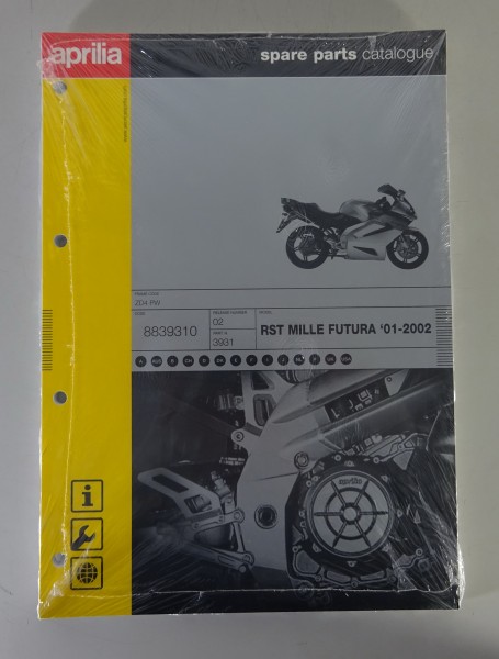 Teilekatalog / Spare Parts Catalog Aprilia RST Mille Futura Stand ´01 - 2002