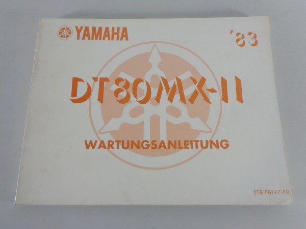 Werkstatthandbuch / Workshop Manual Yamaha DT 80 MX-II von 1983