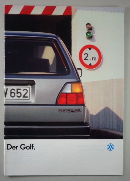 Prospekt / Broschüre VW Golf II / VW Golf 2 Stand 07/1986 CL &/ GL / GT / GTD