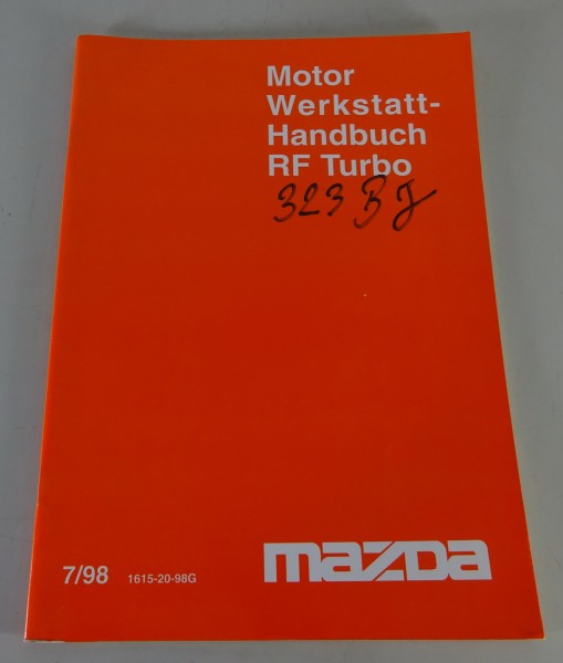 Werkstatthandbuch / Reparaturanleitung Mazda RF Turbodiesel Motor Stand 07/1998