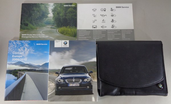 Owner's Manual + Wallet BMW 5-Series E60/E61 Saloon + Touring 520i - 525d 2/2009