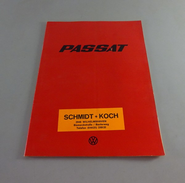 Prospekt + Technische Daten + Preisliste VW Passat B1 Stand 08/1976