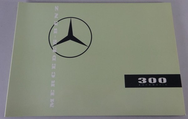 Prospekt Mercedes-Benz Adenauer Typ 300 Automatic Baureihe W186 | Druck 06/1975
