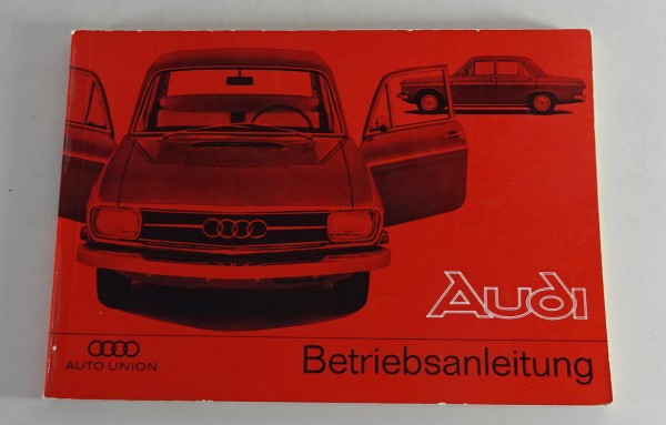 Betriebsanleitung / Handbuch Audi F103 72 PS Stand 11/1965