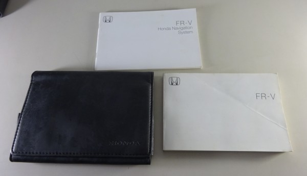 Wallet + Owner's Manual / Handbook Honda FR-V from 07/2005