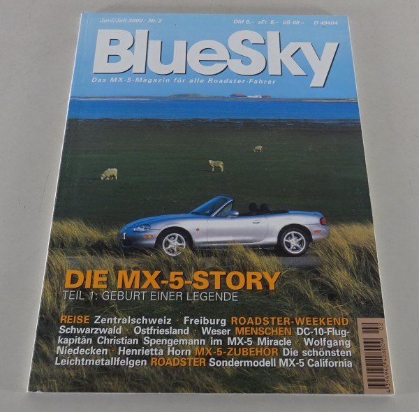 Magazin BlueSky - Das MX-5- Magazine für alle Roadster-Fahrer Ausg. 06-07/2000