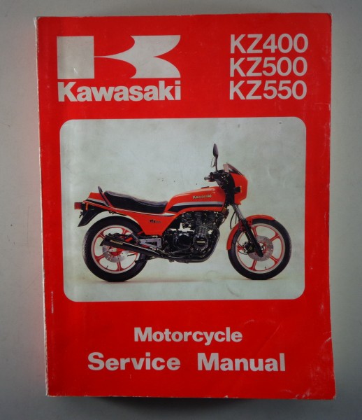 Workshop Manual / Werkstatthandbuch Kawasaki Z / KZ 400 / 500 / 550 from 11/1981