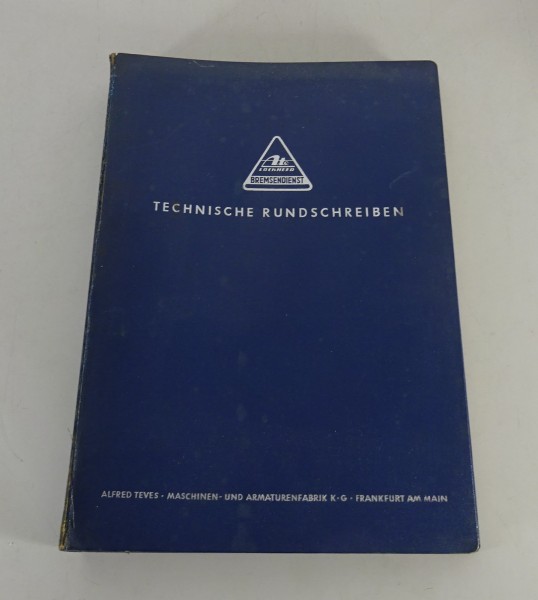 Technische Rundschreiben ATE Lookheed Bremsen von 1950 - 1953