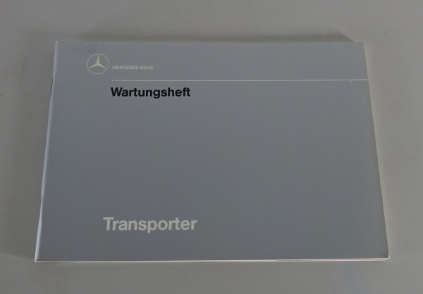Scheckheft / Wartungsheft blanko Mercedes-Benz Bremer Transporter T1 von 10/1988