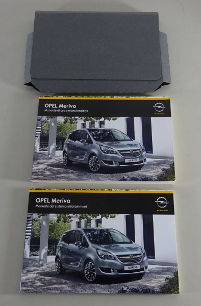 Cartella a bordo + Uso e manutenzione Opel Meriva B von 12/2013